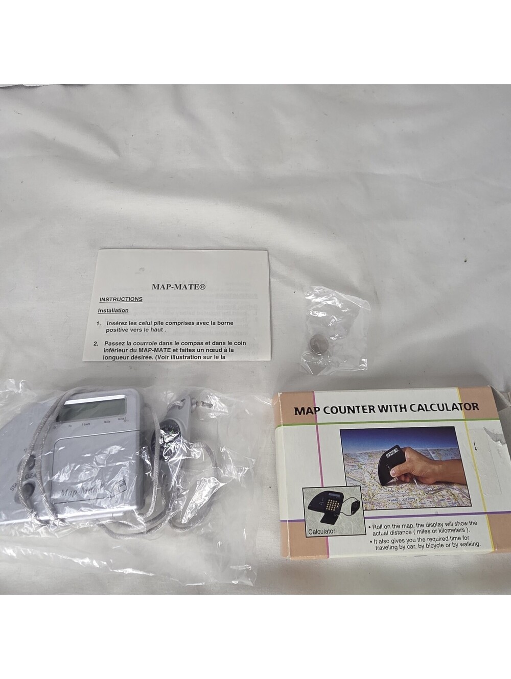 Map-Mate Curvimeter Map Counter Calculator Distance Measurer Boxed - Picture 7 of 7